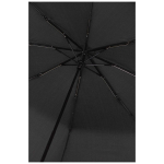 Compact folding umbrella with metal frame and rubber grip Ø102 black colour second view
