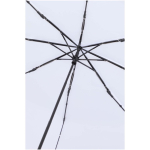 Compact folding umbrella with metal frame and rubber grip Ø102 white colour second view