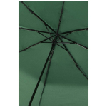 Compact folding umbrella with metal frame and rubber grip Ø102 green colour second view