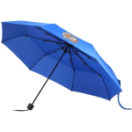 Compact folding umbrella with metal frame and rubber grip Ø102 royal blue colour