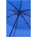 Compact folding umbrella with metal frame and rubber grip Ø102 royal blue colour second view