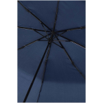 Compact folding umbrella with metal frame and rubber grip Ø102 navy-blue colour second view