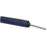 Compact folding umbrella with metal frame and rubber grip Ø102 navy-blue colour third view