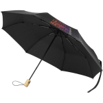 Wind-resistant folding umbrella with automatic opening and closing Ø105 black colour