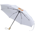 Wind-resistant folding umbrella with automatic opening and closing Ø105 white colour