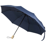 Wind-resistant folding umbrella with automatic opening and closing Ø105 navy-blue colour
