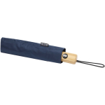 Wind-resistant folding umbrella with automatic opening and closing Ø105 navy-blue colour third view