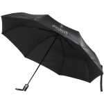 Eco-friendly folding umbrella with automatic opening and closing Ø120 black colour