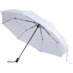 Eco-friendly folding umbrella with automatic opening and closing Ø120 white colour