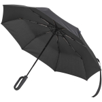 Compact foldable RPET umbrella with automatic opening Ø99 black colour