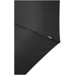 Compact foldable RPET umbrella with automatic opening Ø99 black colour close-up view 1