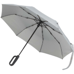 Compact foldable RPET umbrella with automatic opening Ø99 light grey colour