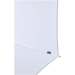 Windproof umbrella with automatic opening and reflective strip Ø130 white colour close-up view 1