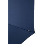 Windproof umbrella with automatic opening and reflective strip Ø130 navy-blue colour close-up view 1