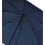 Windproof umbrella with automatic opening and reflective strip Ø130 navy-blue colour second view