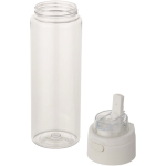 Bottle with integrated straw and leakproof push-button lid 700ml transparent colour second view
