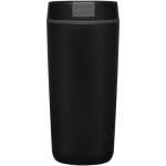 Double-wall thermal tumbler with screw lid included 480ml black colour second rear view