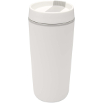 Double-wall thermal tumbler with screw lid included 480ml white colour
