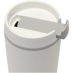 Double-wall thermal tumbler with screw lid included 480ml white colour close-up view 1