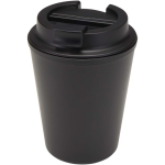 Double-wall thermal tumbler with leakproof screw lid 300ml black colour