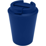 Double-wall thermal tumbler with leakproof screw lid 300ml blue colour