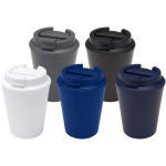 Double-wall thermal tumbler with leakproof screw lid 300ml white colour second multiple colours view