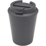 Double-wall thermal tumbler with leakproof screw lid 300ml grey colour