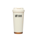Matte double-wall stainless steel thermal tumbler 480ml main view