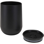 Double-wall tumbler with sliding lid and air insulation 360ml black colour second view