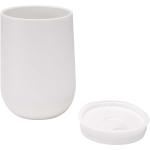 Double-wall tumbler with sliding lid and air insulation 360ml white colour second view