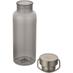 Water bottle with screw cap and stainless steel handle 600ml black colour second view