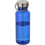 Water bottle with screw cap and stainless steel handle 600ml royal blue colour