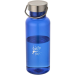 Water bottle with screw cap and stainless steel handle 600ml royal blue colour pad printing view