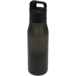 Double-walled thermal tumbler with one-touch lid 500ml black colour