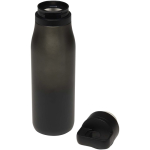 Double-walled thermal tumbler with one-touch lid 500ml black colour second view