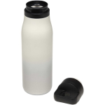 Double-walled thermal tumbler with one-touch lid 500ml white colour second view