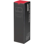 Double-walled thermal tumbler with one-touch lid 500ml white colour second view with box