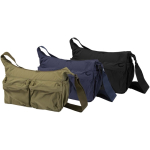 Laptop messenger bag with trolley strap and hidden pocket, 13'' black colour second multiple colours view