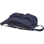 Laptop messenger bag with trolley strap and hidden pocket, 13'' navy-blue colour second view