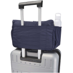 Laptop messenger bag with trolley strap and hidden pocket, 13'' navy-blue colour third view