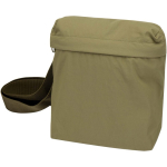 Lightweight crossbody bag with adjustable strap and padding dark green colour