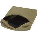 Lightweight crossbody bag with adjustable strap and padding dark green colour second view