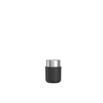 Thermal travel mug with leakproof closure 300ml Mepal black colour third front view