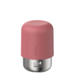 Thermal travel mug with leakproof closure 300ml Mepal pink colour printed logo view 2