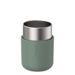 Thermal travel mug with leakproof closure 300ml Mepal apple green colour second view