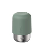 Thermal travel mug with leakproof closure 300ml Mepal apple green colour printed logo view 2