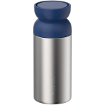 Recycled stainless steel thermal mug with 360° drinking rim 350 ml Mepal pastel blue colour