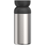 Recycled stainless steel thermal mug with 360° drinking rim 350 ml Mepal second front view