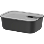 Airtight food container with clip and transparent lid Mepal 1L black colour
