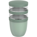 Leakproof 3-compartment food container 900 ml Mepal apple green colour